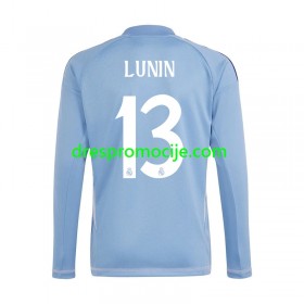 Real Madrid Andriy Lunin 13 Dres Golmanski Domaći 2024/2025 Dugim Rukavima